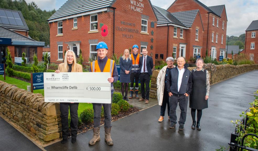 David Wilson Homes donates to Oughtibridge defibrillator David Wilson Homes donates to Oughtibridge defibrillator