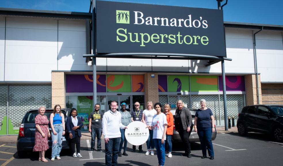 Barratt Developments Yorkshire West spend day with Barnardos for Donate a Day activity Barratt Developments Yorkshire West spend day with Barnardos for Donate a Day activity
