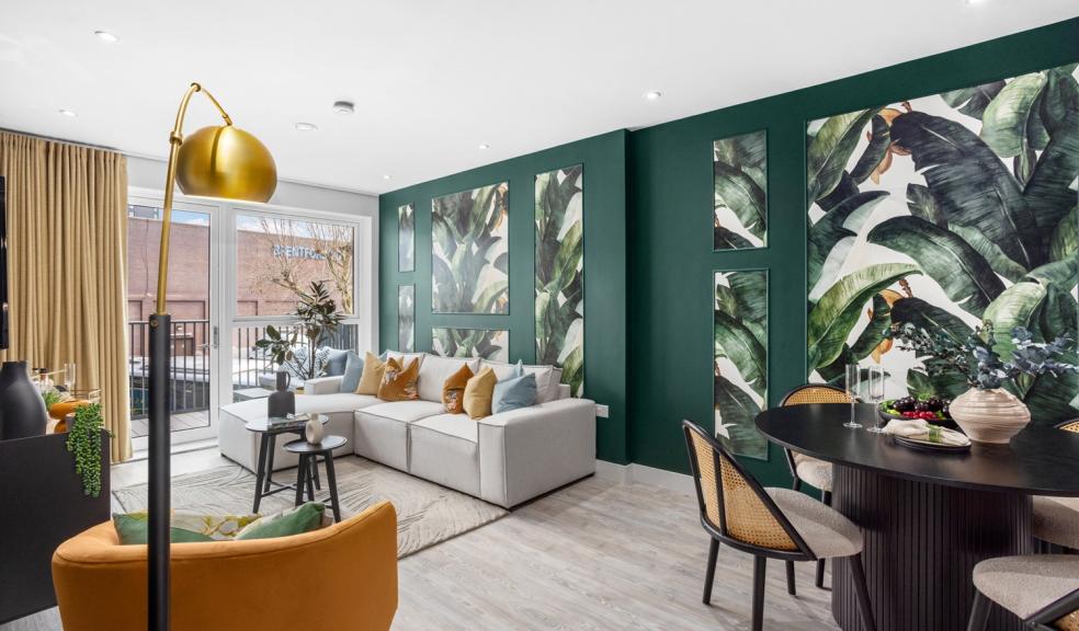 Dining/living room at L&Q's Kew Bridge Rise development, Brentford