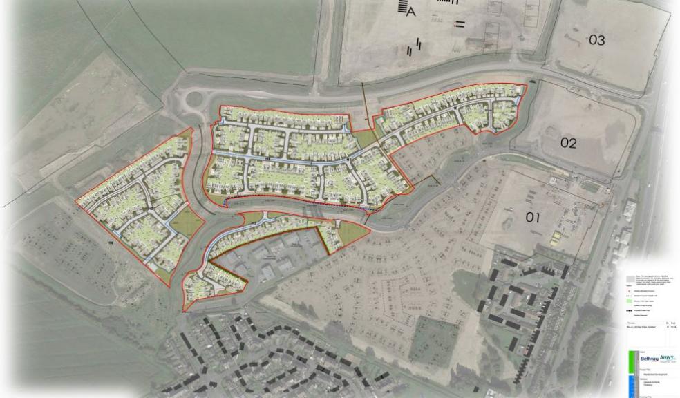 Proposed site layout for Summers Bridge 