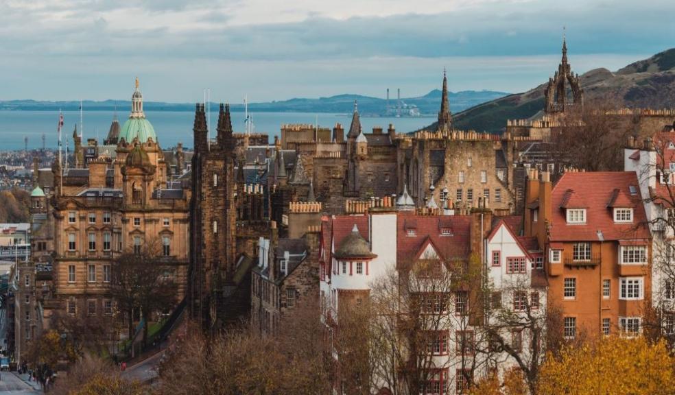 Edinburgh in Scotland, UK