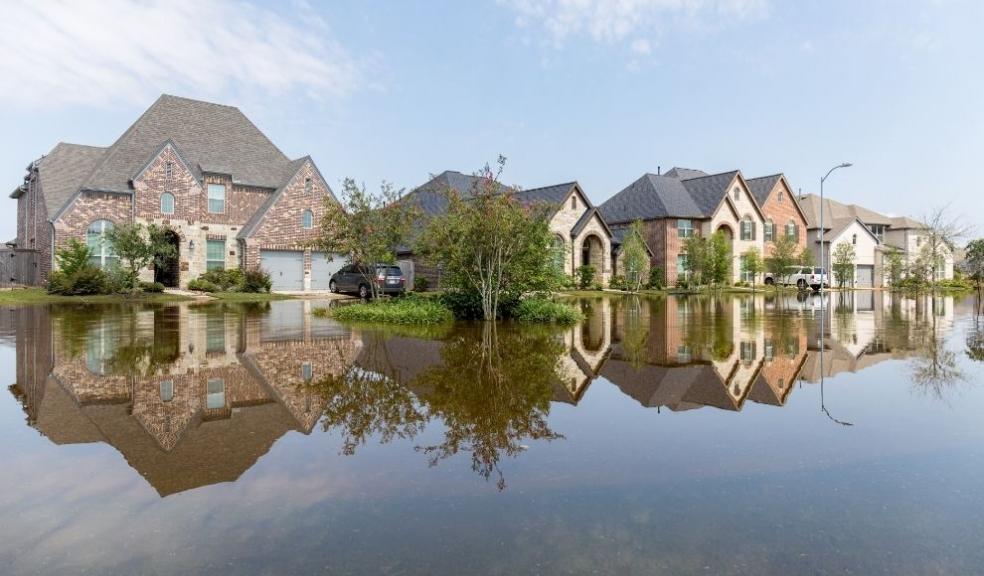 Flooded houses 