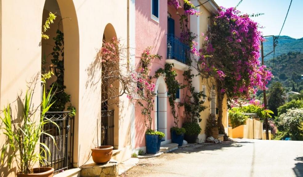 Traditional Greek Houses and Streets