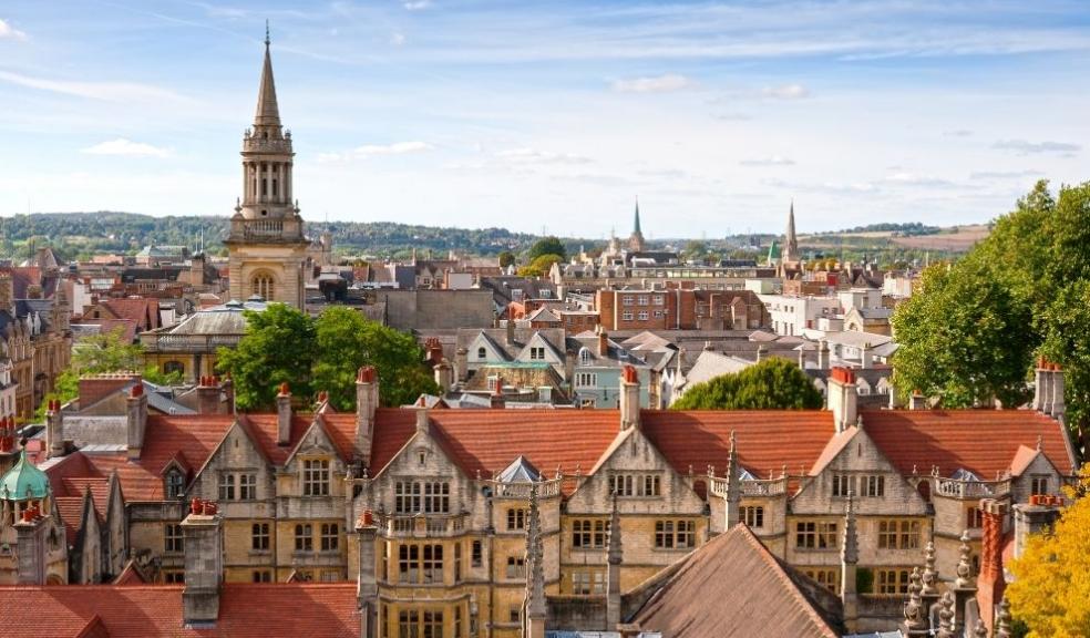 Rooftop view of Oxford, England Rooftop view of Oxford, England
