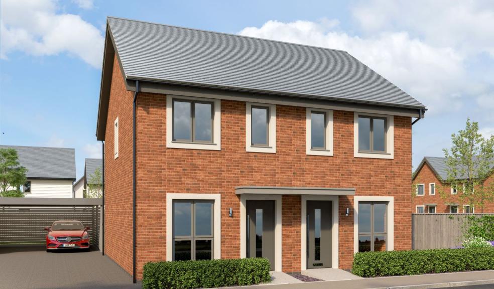 A CGI of the Ashmore at Parc Ceirw Garden Village which can be purchased using Help to Buy Wales