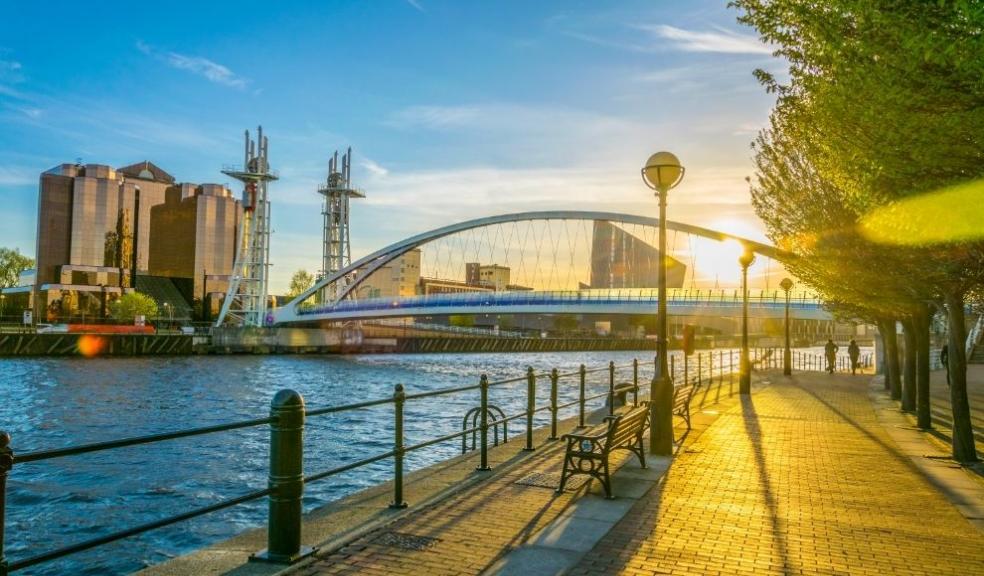 Salford quays in Manchester Salford quays in Manchester