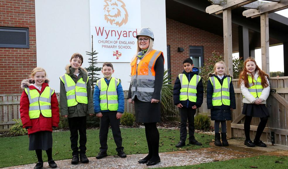 Bekki, a Sales Adviser for Barratt Developments at the Highgrove at Wynyard Park development, visited the pupils at Wynyard Primary School