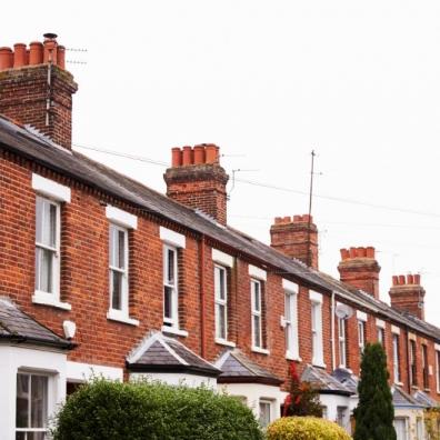 Street of houses 