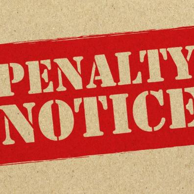 Penalty notice